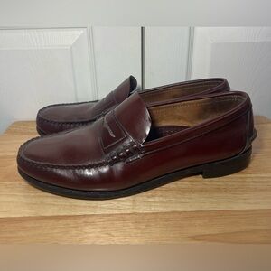 SEBAGO MEN'S BURGUNDY LEATHER Classic Penny Loafers Sz 12 3E